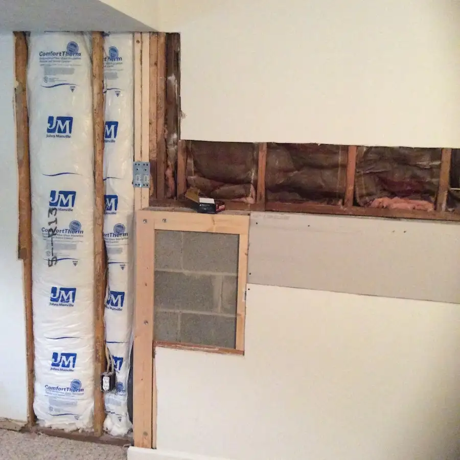 Wall insulation replacement during Odor Removal & Deodorization in Haddam